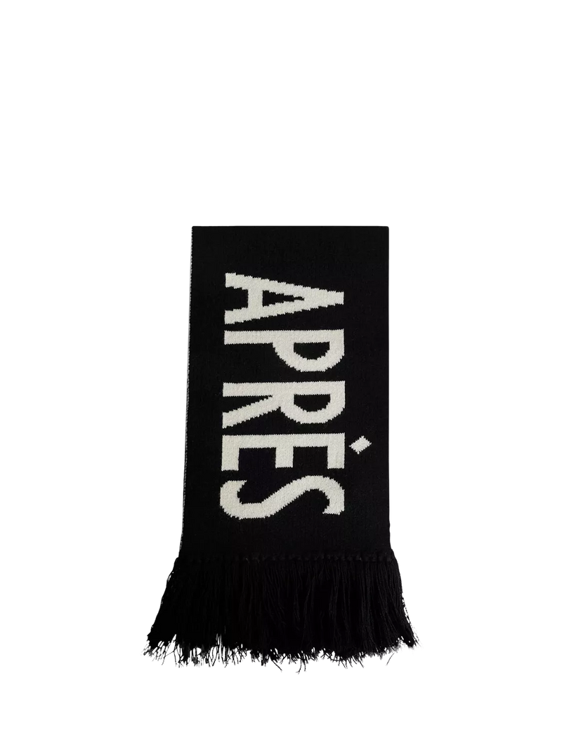 J.Lindeberg wool scarf black 160cm (British brand)