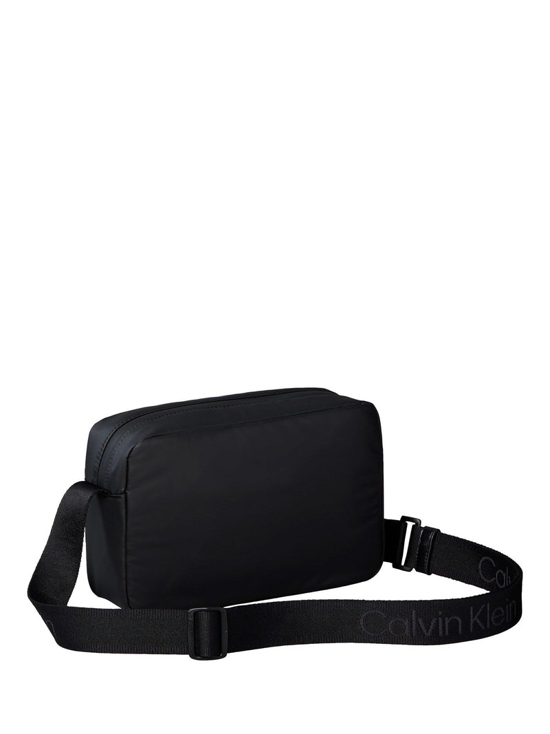 Calvin Klein puffer utility camera bag black, UK version