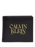 Calvin Klein Logo Leather Wallet Black (British brand)