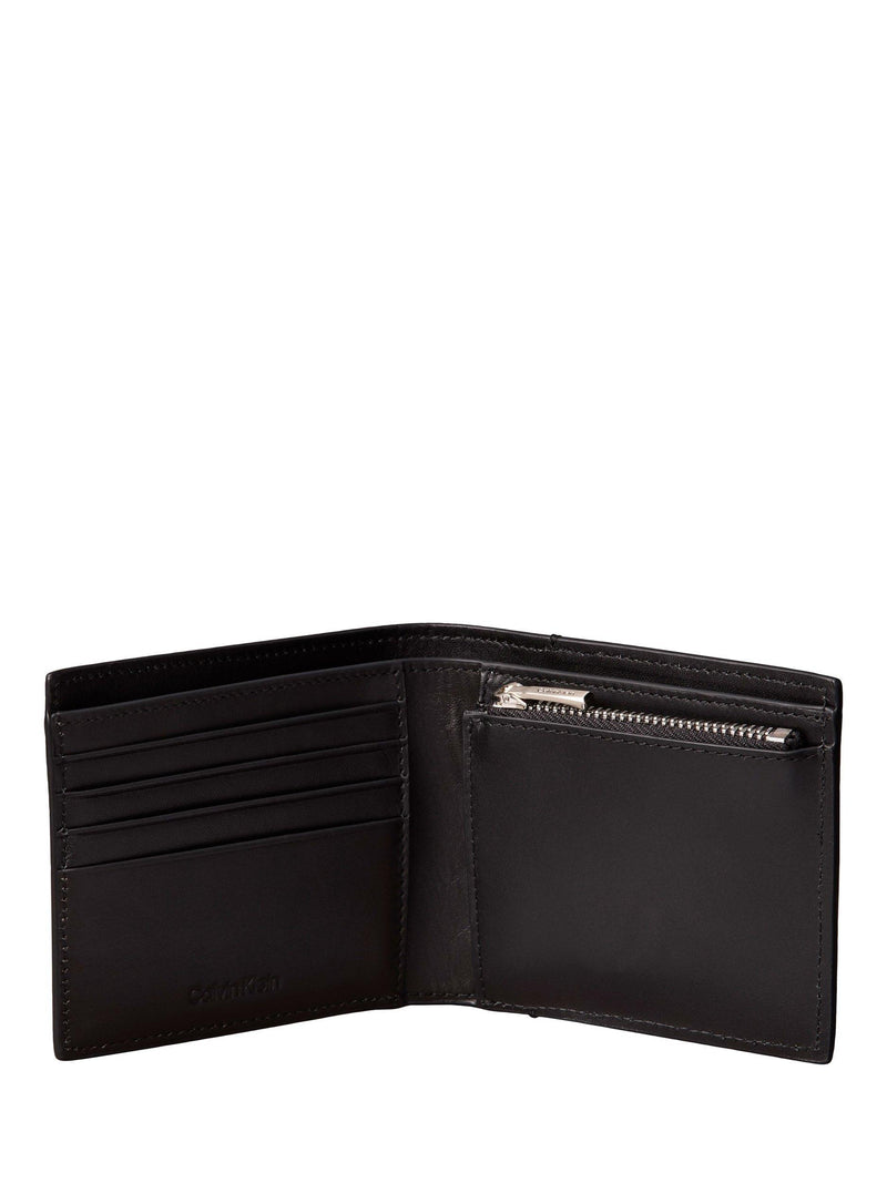 Calvin Klein Logo Leather Wallet Black (British brand)