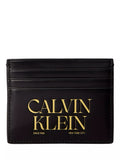 Calvin Klein black leather card holder - British product