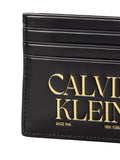 Calvin Klein black leather card holder - British product
