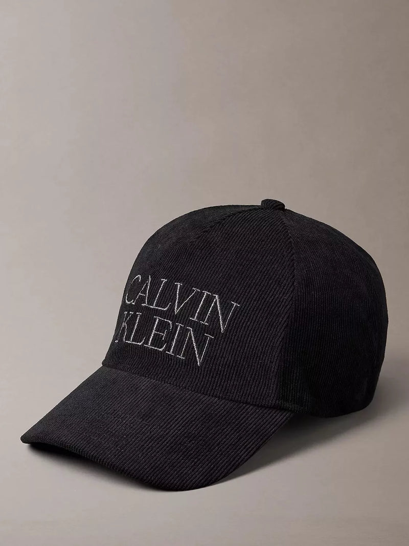 Calvin Klein logo corduroy baseball cap, imported from the UK