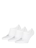 Calvin Klein invisible footie socks white pack of 3, UK version