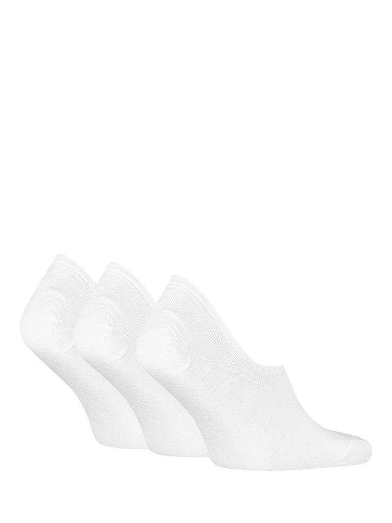 Calvin Klein invisible footie socks white pack of 3, UK version