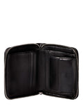 Calvin Klein Logo Plaque Quilted Purse Black - British product
