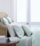 Ralph Lauren Home Oxford Evergreen Double Fitted Sheet 140cm x 200cm, imported from the UK
