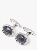 Simon Carter sodalite oval cufflinks - British product