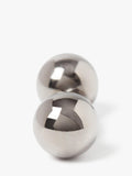 Simon Carter curved dumbbell cufflinks stainless steel silver toned (British brand)