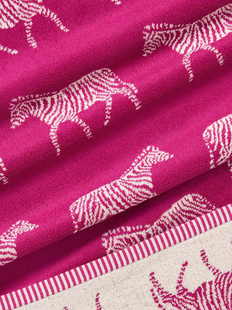 John Lewis Zebra Design Cotton Bath Towel, UK version