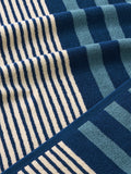 John Lewis Harlyn Stripe Towels blue, UK version
