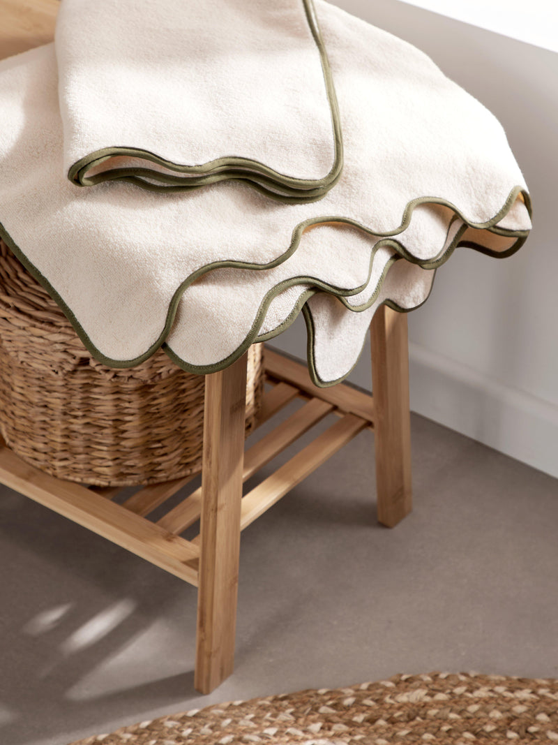 John Lewis scallop edge towels 160x86cm, imported from the UK
