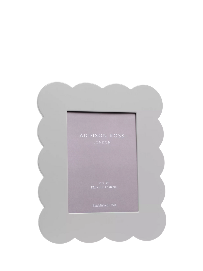 Addison Ross Scallop Lacquer Photo Frame, 5 x 7 inch