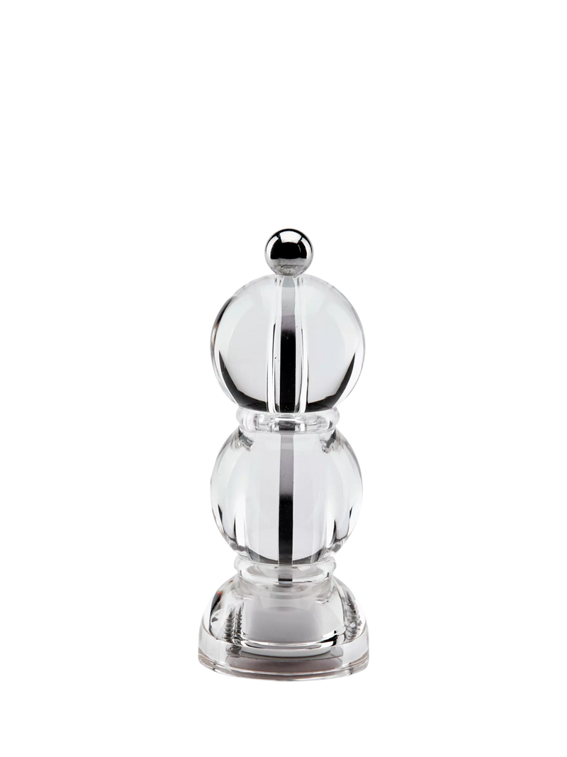 Addison Ross Bobbin acrylic salt pepper mill H14cm, UK version