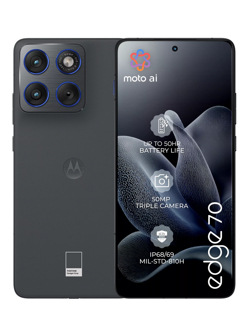 Motorola Edge 70 Smartphone, 12GB RAM, 512GB Storage, 6.67 Display, 5G, Sim Free