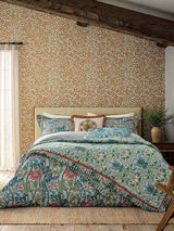 John Lewis Morris & Co. Cornflower Duvet Cover Set, Multi, Double- Buy online at McGrocer