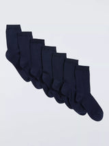 John Lewis John Lewis Kids' Cotton Rich Ankle Socks Pack of 7- Buy online at McGrocer