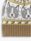 Purebaby beanie hat sheep dog fairisle - British product