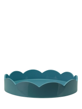 John Lewis Addison Ross Scallop Lacquer Round Tray, 22cm- Buy online at McGrocer