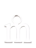 frkl. Lower Case Initial Charm, Silver, M