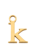 frkl. Lower Case Initial Charm, Gold, K