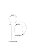 frkl. Lower Case Initial Charm, Silver, P