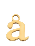 frkl. Lower Case Initial Charm, Gold, A