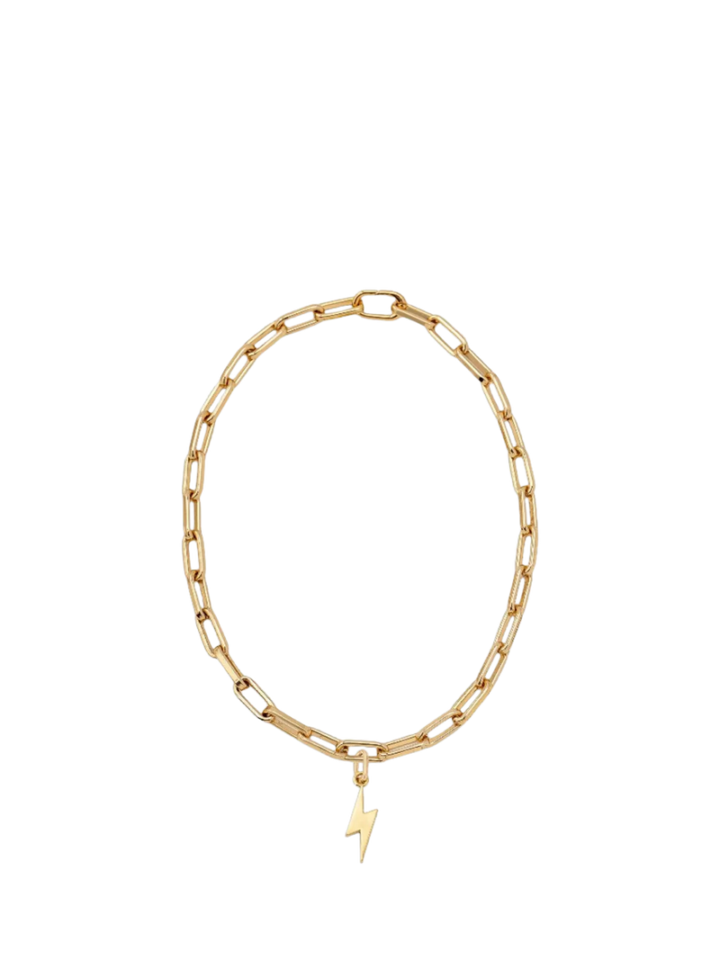 frkl. lightning bolt stack necklace gold 46cm - British product