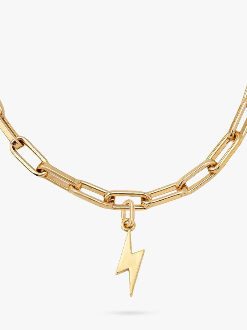frkl. lightning bolt stack necklace gold 46cm - British product