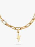 frkl. lightning bolt stack necklace gold 46cm - British product