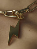 frkl. lightning bolt stack necklace gold 46cm - British product