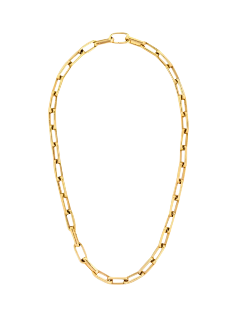 frkl. chunky mega necklace gold plated brass 46cm, UK version