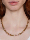 frkl. chunky mega necklace gold plated brass 46cm, UK version