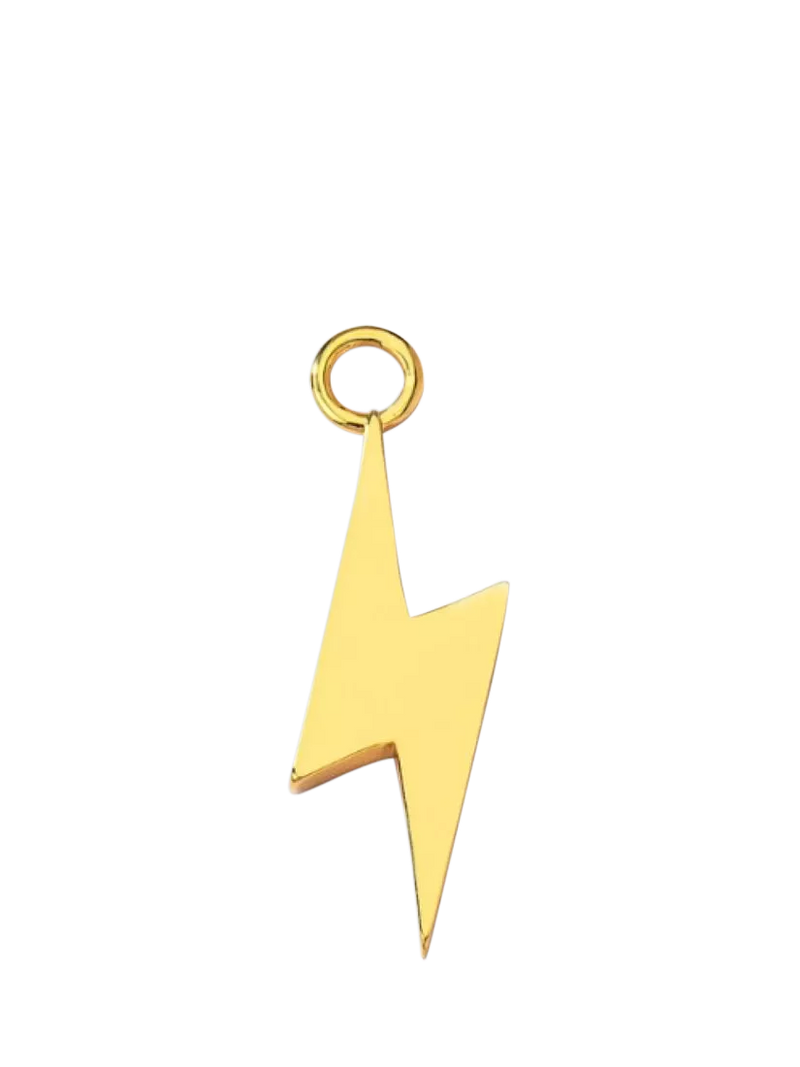 frkl. Lightning Bolt Charm, Gold