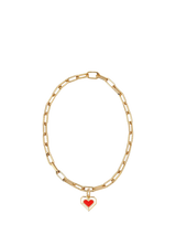 John Lewis frkl. Spinning Heart Necklace, Gold, 46cm- Buy online at McGrocer
