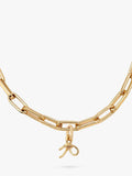 frkl. bow stack necklace in gold (British brand)