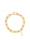frkl. Initial Stack Bracelet in gold, imported from the UK