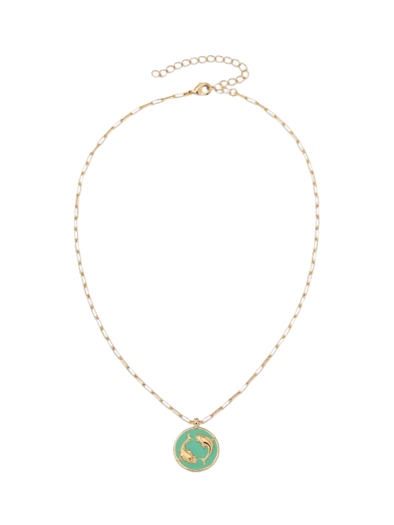 frkl. Star Sign Gold Zodiac Charm Necklace