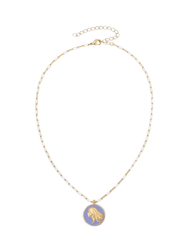 frkl. Star Sign Gold Zodiac Charm Necklace
