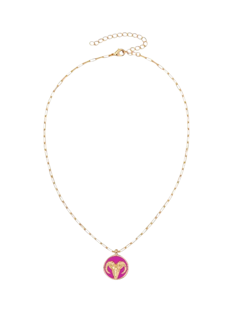 frkl. Star Sign Gold Zodiac Charm Necklace
