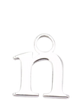 frkl. Lower Case Initial Charm, Silver, N