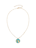 frkl. Star Sign Gold Zodiac Charm Necklace