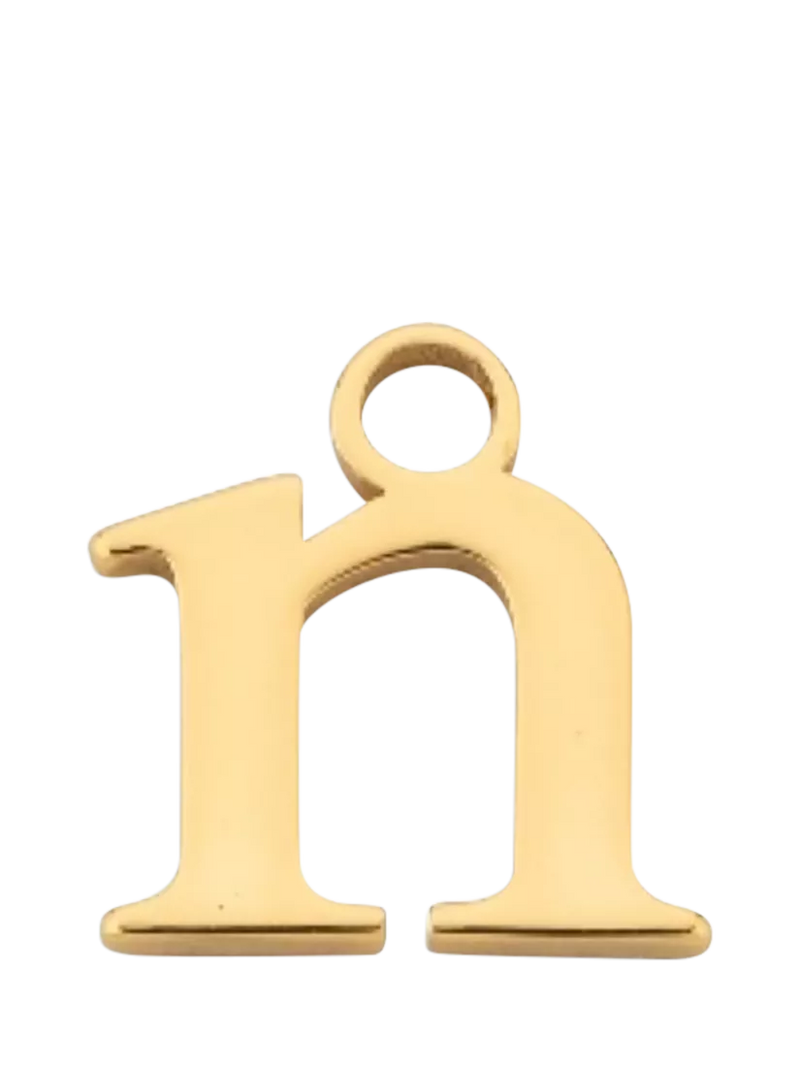 frkl. Lower Case Initial Charm, Gold, N