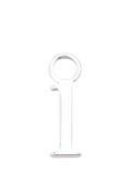 frkl. Lower Case Initial Charm, Silver, L