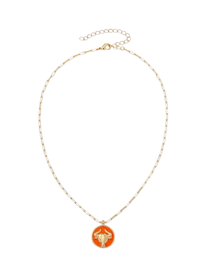 frkl. Star Sign Gold Zodiac Charm Necklace