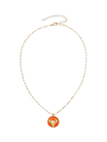 frkl. Star Sign Gold Zodiac Charm Necklace