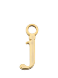 frkl. Lower Case Initial Charm, Gold, J