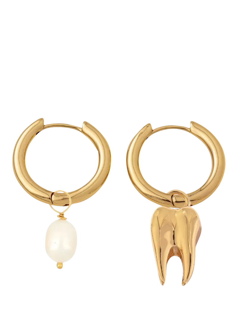 frkl. Sweet Tooth earring stack gold - British product