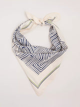 John Lewis Phase Eight Geometric Print Scarf, Cream, W70 x D70cm- Buy online at McGrocer