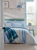 bluebellgray Sunday Stripe reversible duvet set double, UK version